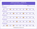 Counting forward up to 100-Number Line Workbook with Answer Keys thumbnail 18