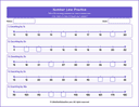 Counting forward up to 100-Number Line Workbook with Answer Keys thumbnail 19