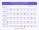 Counting forward up to 100-Number Line Workbook with Answer Keys thumbnail 4