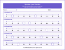Counting forward up to 100-Number Line Workbook with Answer Keys thumbnail 5