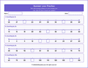 Counting forward up to 100-Number Line Workbook with Answer Keys thumbnail 7