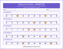 Counting forward up to 100-Number Line Workbook with Answer Keys thumbnail 8