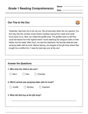 Grade 1 Reading Comprehension Workbook-Common Core thumbnail 15