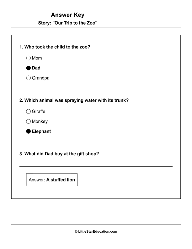 Grade 1 Reading Comprehension Workbook-Common Core