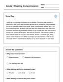 Grade 1 Reading Comprehension Workbook-Common Core thumbnail 19