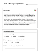 Grade 1 Reading Comprehension Workbook-Common Core thumbnail 21