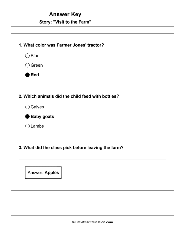 Grade 1 Reading Comprehension Workbook-Common Core