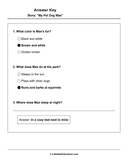 Grade 1 Reading Comprehension Workbook-Common Core thumbnail 6