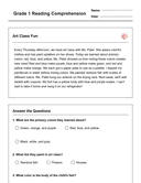 Grade 1 Reading Comprehension Workbook-Common Core thumbnail 7