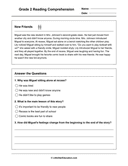 Grade 2 Reading Comprehension Workbook- Level 1 thumbnail 11