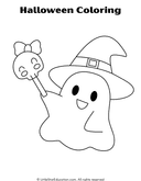Halloween Coloring Pages for Preschool and Kindergarten Art thumbnail 14