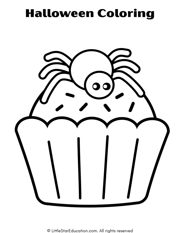 Halloween Coloring Pages for Preschool and Kindergarten Art