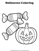 Halloween Coloring Pages for Preschool and Kindergarten Art thumbnail 6