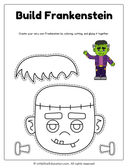 Halloween Frankenstein Craft for Preschool and Kindergarten Art thumbnail 1