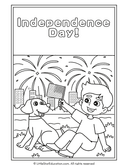 Independence Day Coloring Pages for Pre-K and Kindergarten Art thumbnail 12