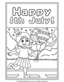 Independence Day Coloring Pages for Pre-K and Kindergarten Art thumbnail 15