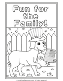 Independence Day Coloring Pages for Pre-K and Kindergarten Art thumbnail 17