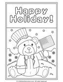 Independence Day Coloring Pages for Pre-K and Kindergarten Art thumbnail 19