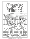 Independence Day Coloring Pages for Pre-K and Kindergarten Art thumbnail 6