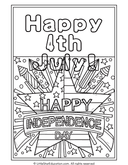 Independence Day Coloring Pages for Pre-K and Kindergarten Art thumbnail 8