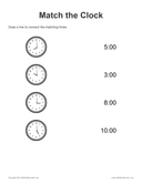 Match the Clock: 12 Hour thumbnail 5