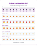 Ordinal Positions Workbook with Answers: (1st-10th) thumbnail 11