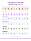 Ordinal Positions Workbook with Answers: (1st-10th) thumbnail 15