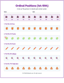 Ordinal Positions Workbook with Answers: (1st-10th) thumbnail 5