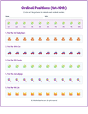 Ordinal Positions Workbook with Answers: (1st-10th) thumbnail 7