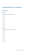 Time Telling Worksheet Learning to Tell Time thumbnail 10