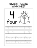0 to 10 Number Tracing for Practice Handwriting thumbnail 4