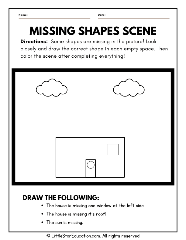 2D and 3D Shape Recognition for First Grade Math