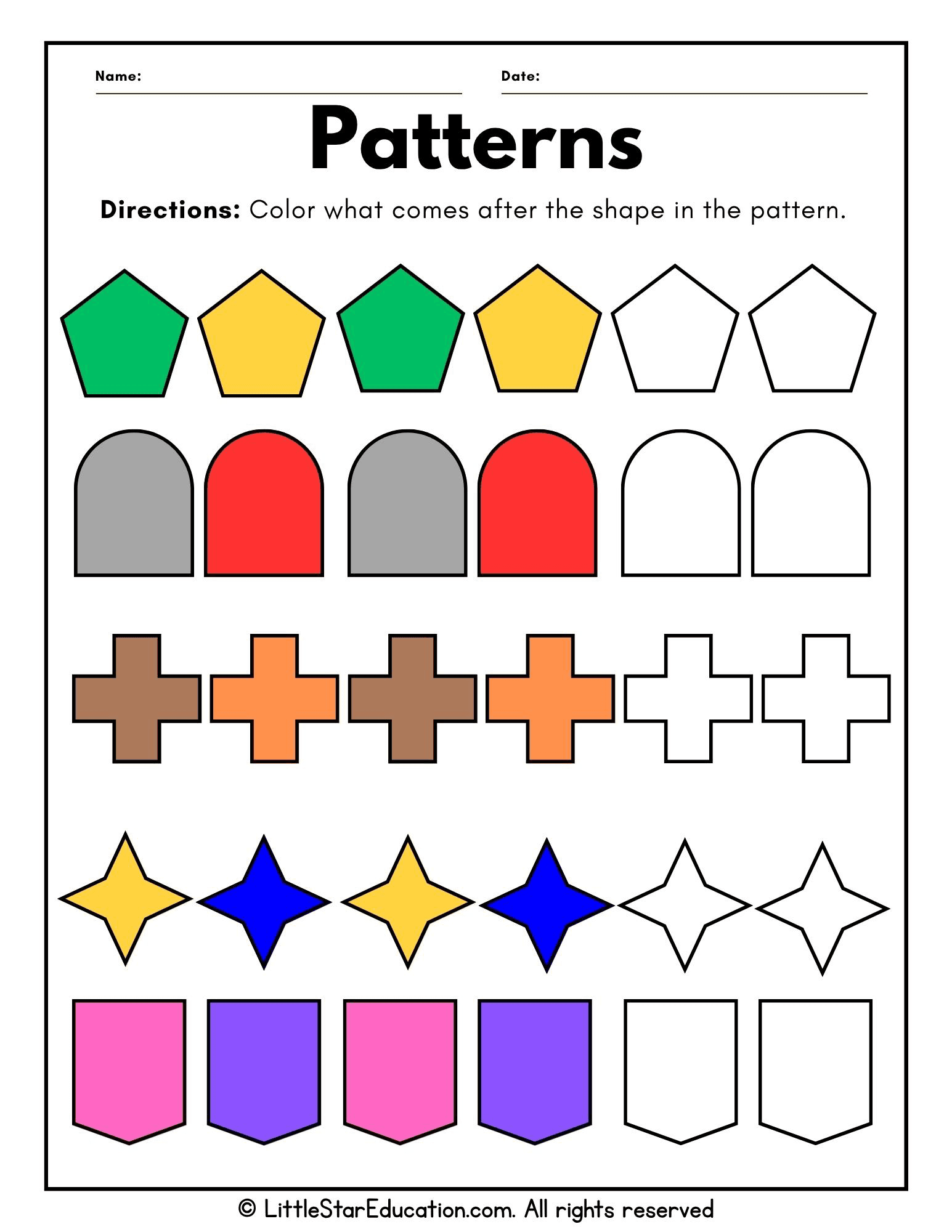 Basic Math Skills Practice for First and Second Grade Students