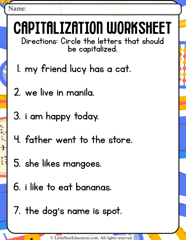 Capital Letter Recognition Practice for Early Elementary ELA