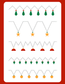 Chinese Christmas Tracing Worksheet (Printable) thumbnail 2
