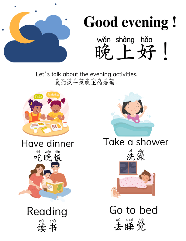 Chinese Greetings: Good Morning, Afternoon, Evening