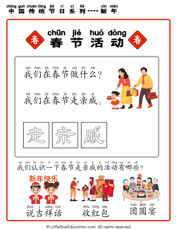 Chinese New Year Traditions and Activities for Young Language Learners