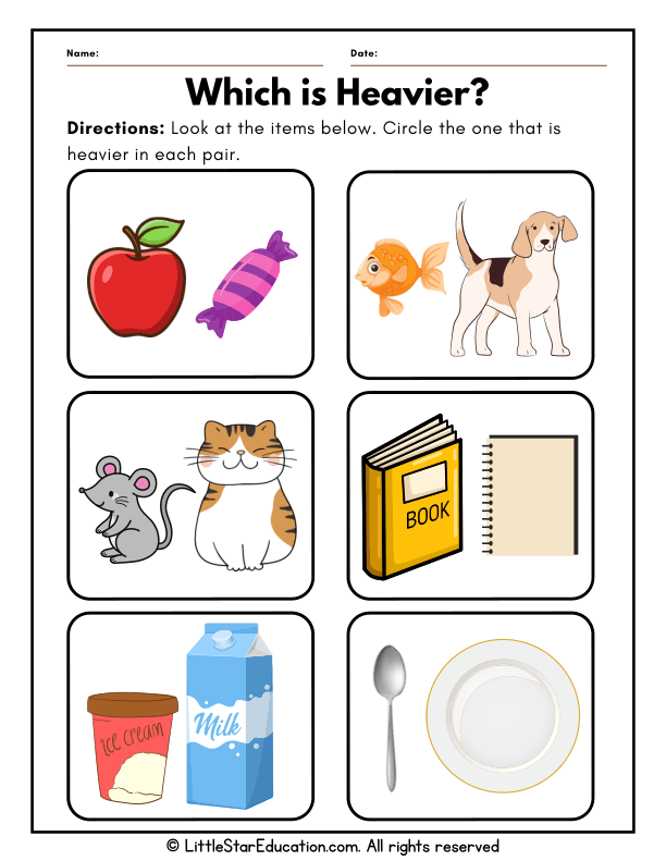 Comparing Weights: Heavier vs Lighter Math for Pre-K and Kindergarten