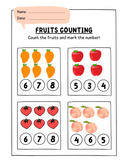 Counting Fruits: Number Recognition thumbnail 1