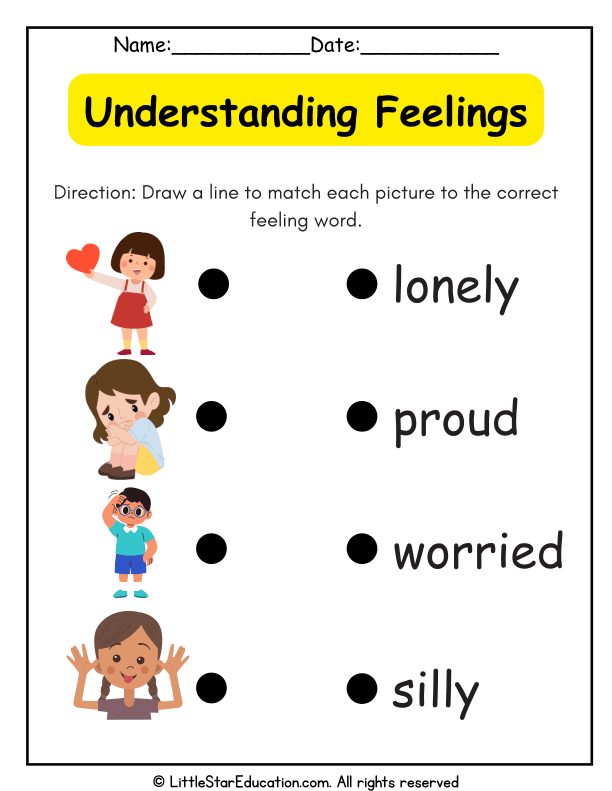 Emotion Recognition Matching for Preschool Social-Emotional Learning