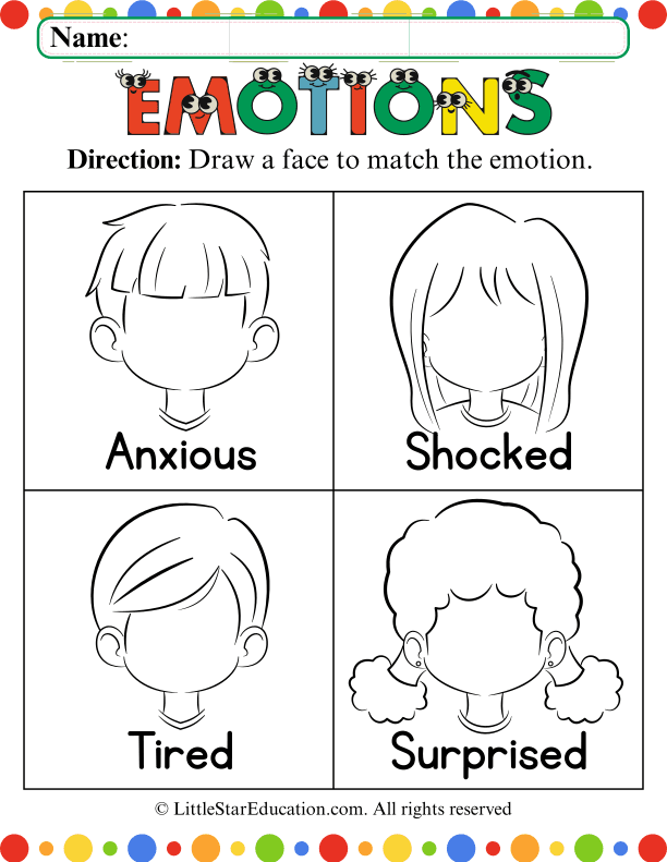 Feelings Faces Drawing for Early Social-Emotional Learning