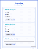 Grade1 Reading Comprehension Level 1 Grocery Shopping Worksheets thumbnail 2