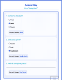 Grade 1 Reading Comprehension Level 1 Growing Plants Worksheets thumbnail 2