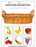 Healthy Fruit Choices Sorting for Preschool and Kindergarten Health thumbnail 1