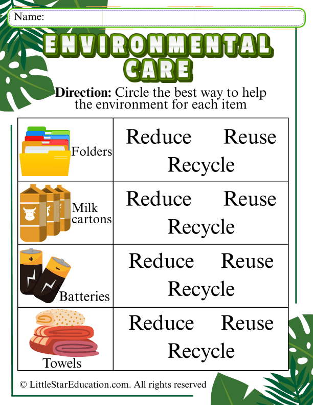 How to Help the Environment: Reduce, Reuse, Recycle Choices