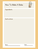 How to Make Food Procedural Writing Worksheet thumbnail 5