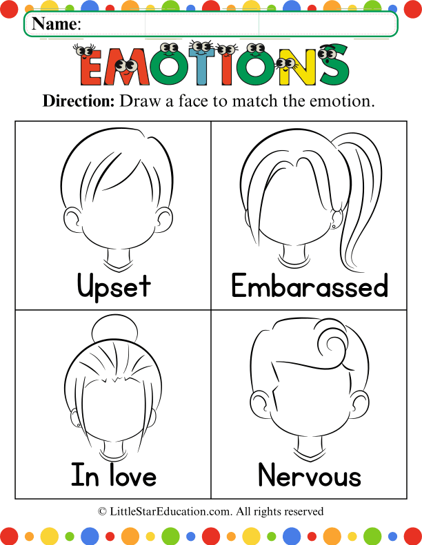 Identifying and Drawing Emotions for Early Social-Emotional Learning