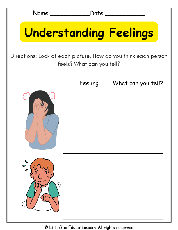 Identifying Emotions: Picture-Based Social-Emotional Learning for Kids