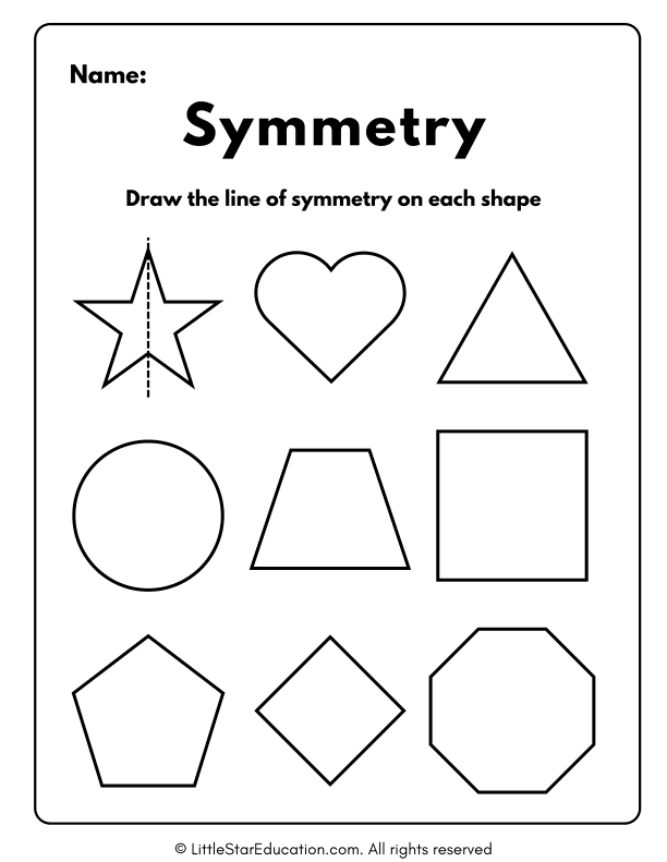 Identifying Lines of Symmetry in Shapes for Early Math Learners