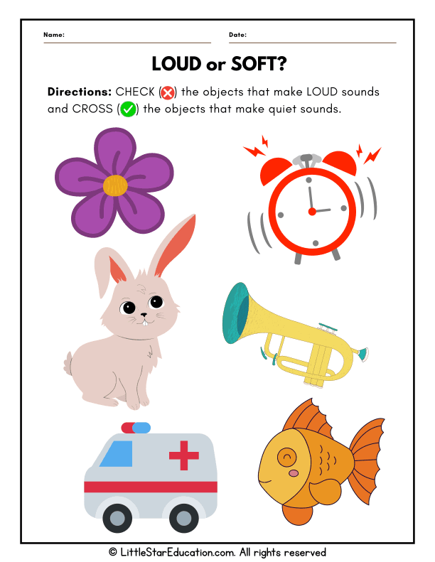 Identifying Loud and Soft Sounds for Preschool Science